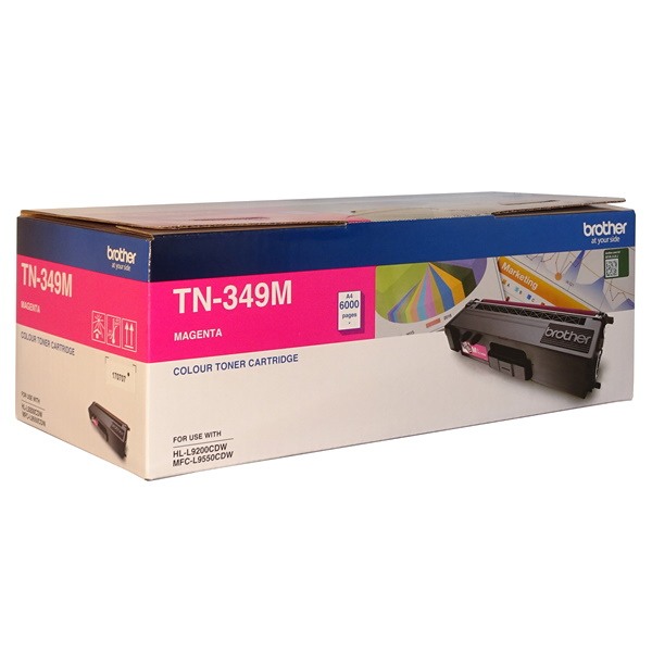 Genuine Brother TN-349M Magenta Toner