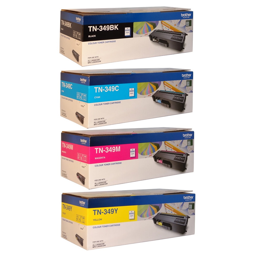 Genuine Brother TN-349 Toner Value Pack