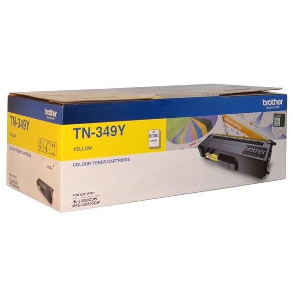 Genuine Brother TN-349Y Yellow Toner