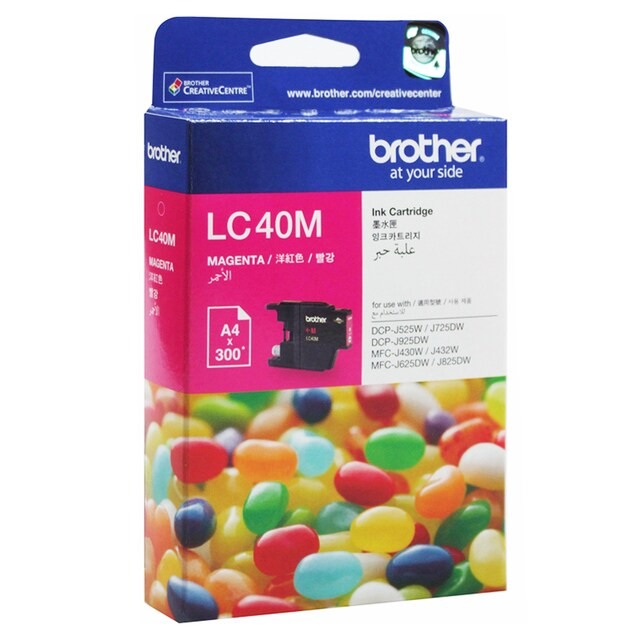 Genuine Brother LC40 Magenta Ink Cartridge