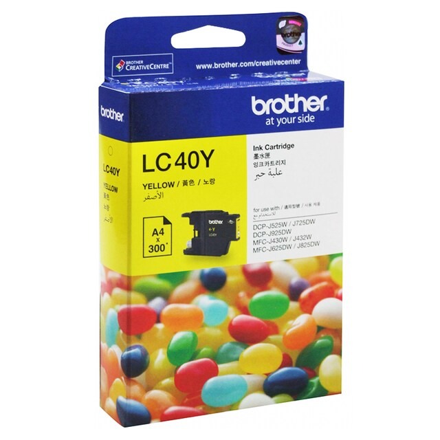 Genuine Brother LC40 Yellow Ink Cartridge