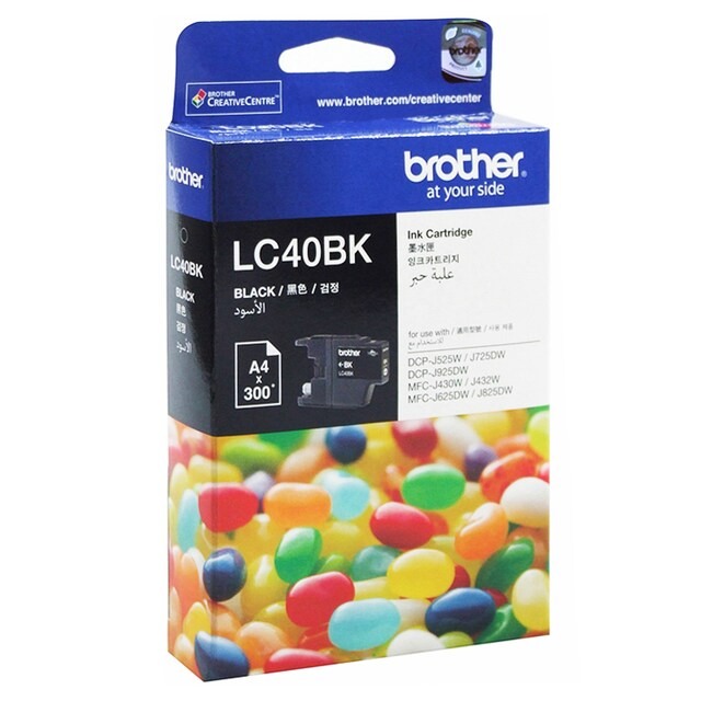 Genuine Brother LC40 Black Ink Cartridge