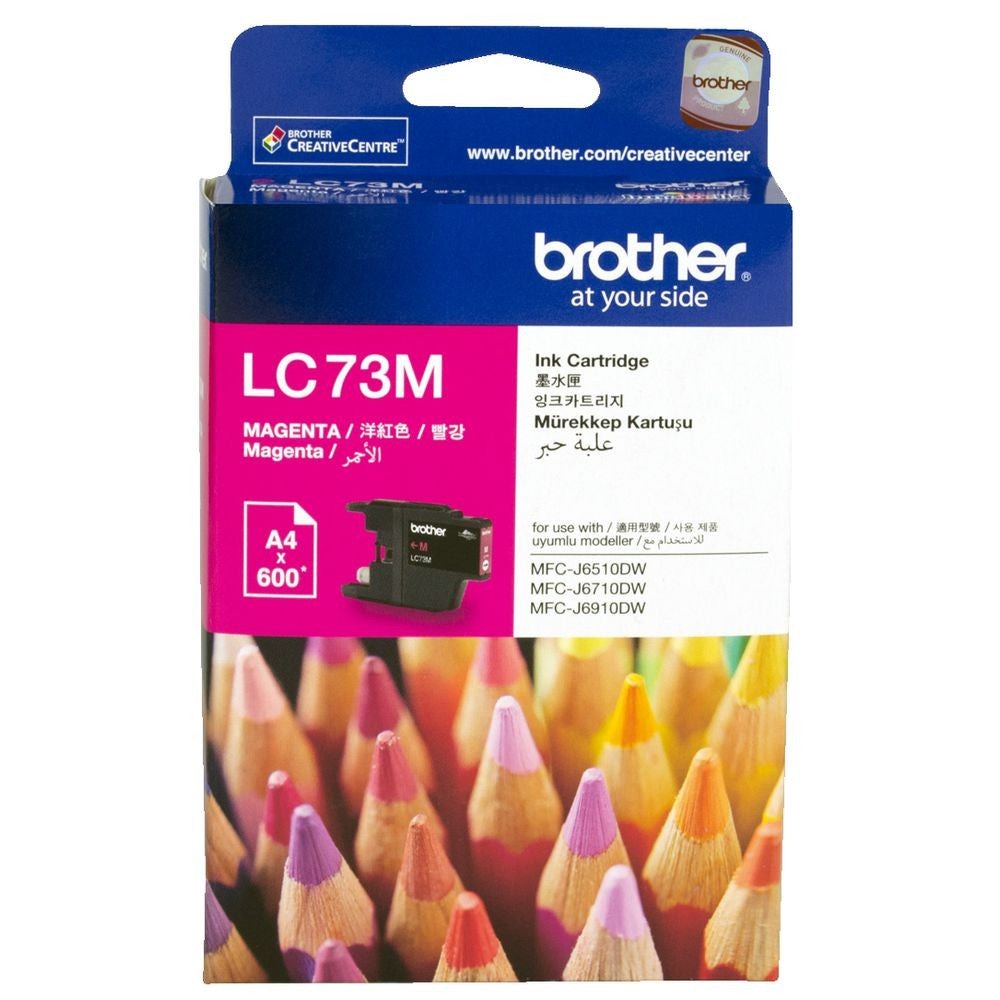 Genuine Brother LC73 Magenta Ink Cartridge