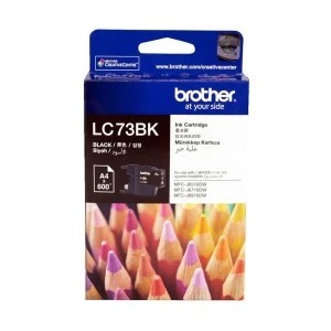 Genuine Brother LC73 Black Ink Cartridge