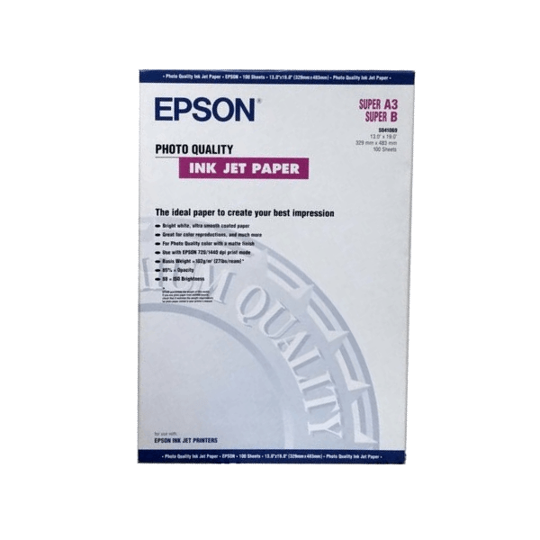 Epson A3+ Photo Quality Ink Jet Paper S041069