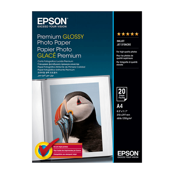 Epson A4 Premium Glossy Photo Paper S041287