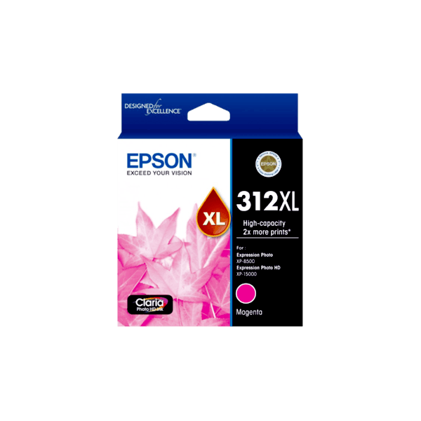 Genuine Epson 312XL Magenta Ink Cartridge High Yield