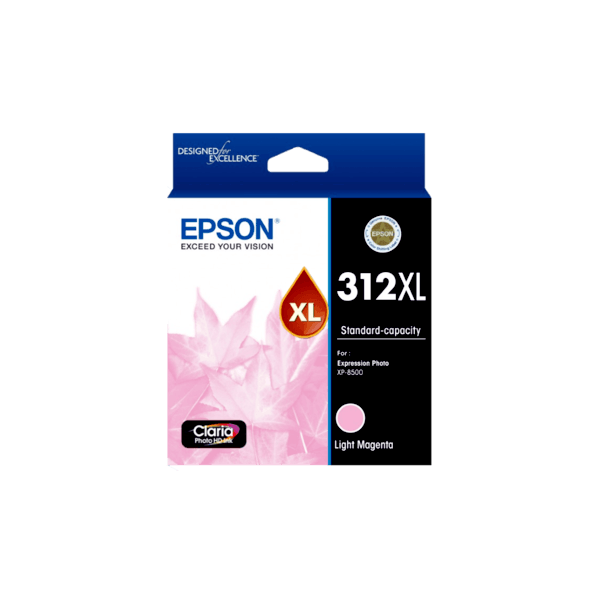 Genuine Epson 312XL Light Magenta Ink Cartridge High Yield