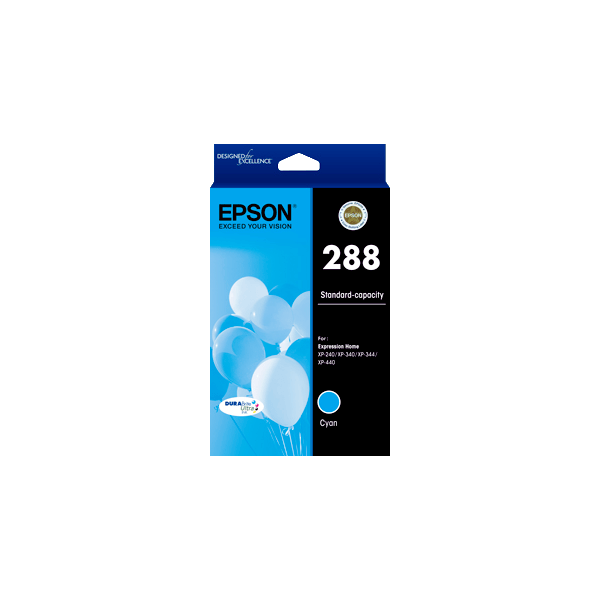 Genuine Epson 288 Cyan Ink Cartridge