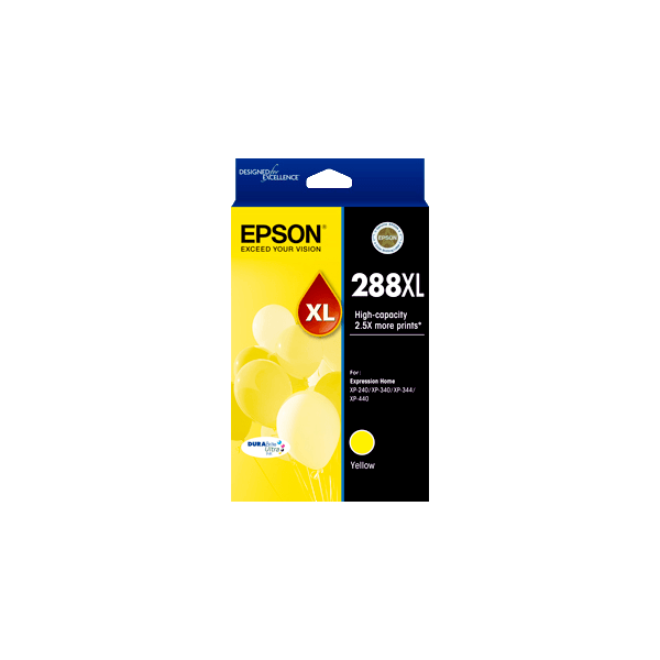 Genuine Epson 288XL Yellow Ink Cartridge High Yield