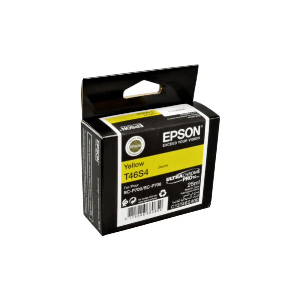 Genuine Epson UltraChrome Pro10 Yellow Ink T46S4