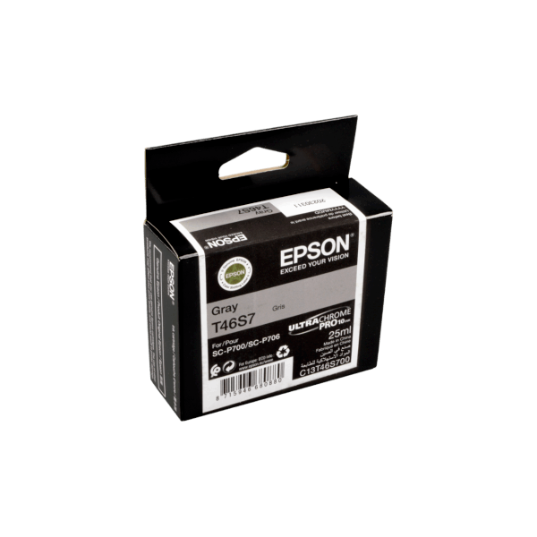 Genuine Epson UltraChrome Pro10 Grey Ink T46S7