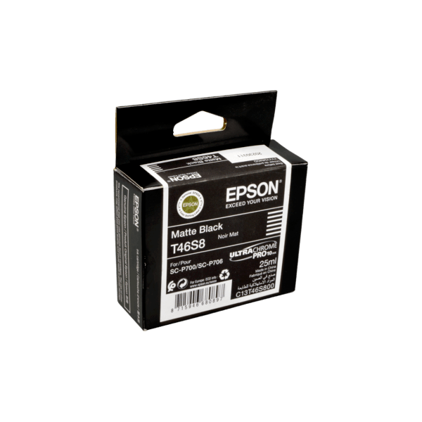 Genuine Epson UltraChrome Pro10 Matte Black Ink T46S8