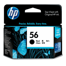 Genuine HP 56 Black Ink Cartridge C6656A