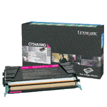 Genuine Lexmark C734A1MG Magenta Toner Cartridge