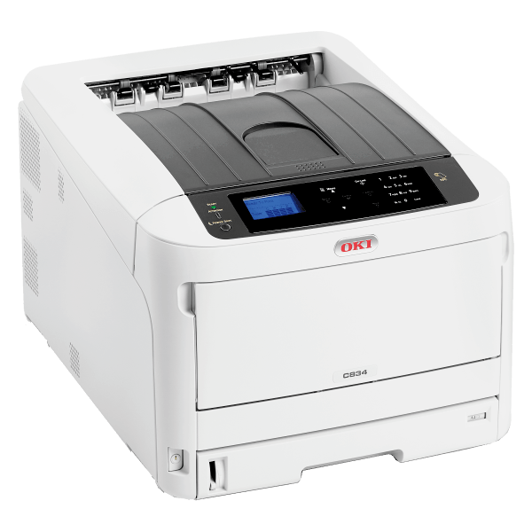 OKI C834DNW Colour Laser A3 Printer - Wireless, Duplex, Fast 36ppm