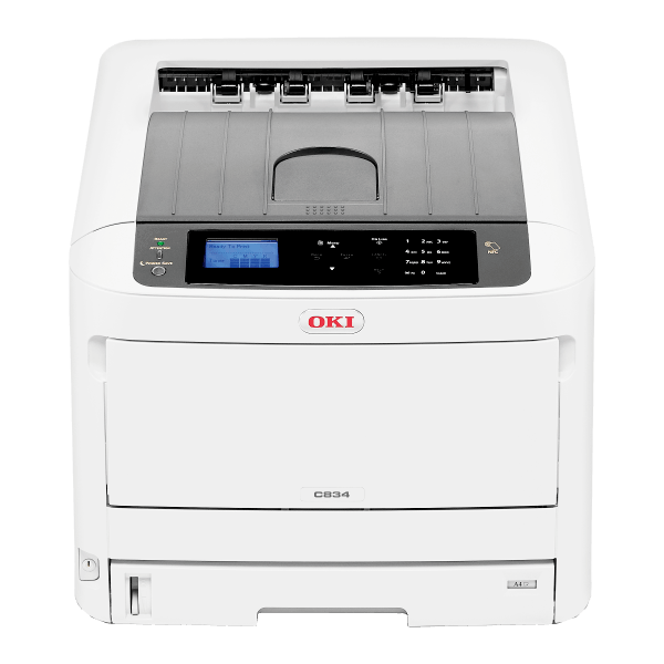 OKI C834NW Colour Laser A3 Printer - Wireless, Fast 36ppm