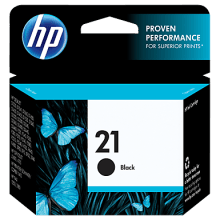 Genuine HP No 21 Black Ink Cartridge C9351AA