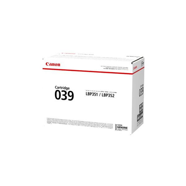 Genuine Canon 039 Toner Cartridge