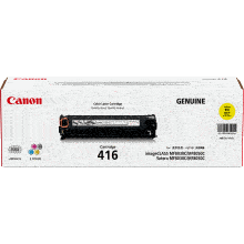 Genuine Canon 416 Yellow Toner Cartridge