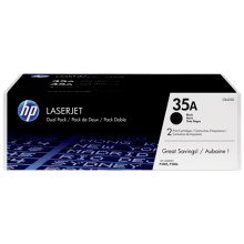 Genuine HP 35A Toner Cartridge TWIN PACK CB435AD