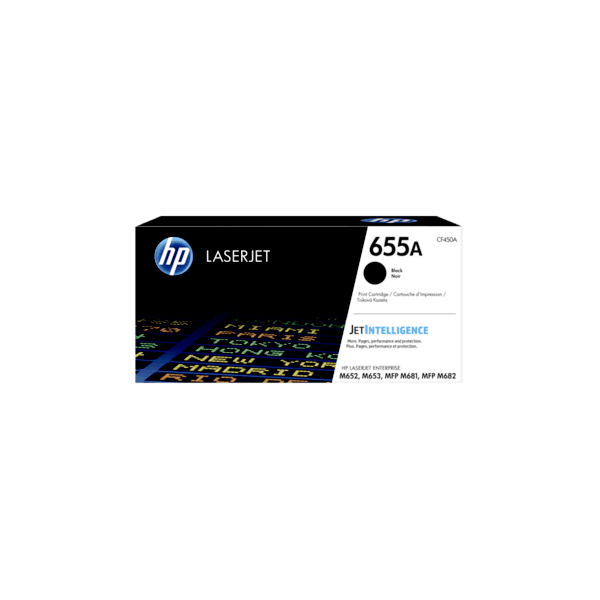 Genuine HP 655A Black Toner CF450A