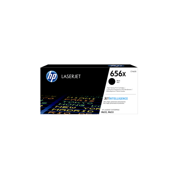 Genuine HP 656X Black Toner High Yield CF460X