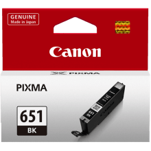 Genuine Canon CLI-651 Black Ink Cartridge