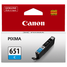 Genuine Canon CLI-651 Cyan Ink Cartridge