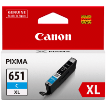 Genuine Canon CLI-651XL Cyan Ink