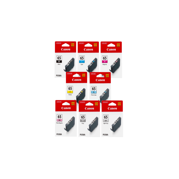 Genuine Canon CLI-65 Ink Cartridge Value Pack