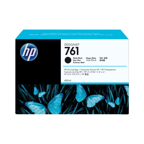 Genuine HP 761 CM991A Matte Black Ink Cartridge