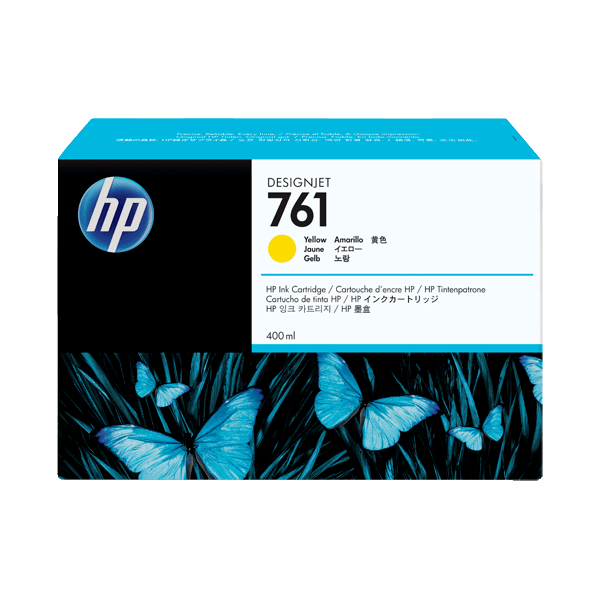 Genuine HP 761 CM992A Yellow Ink Cartridge