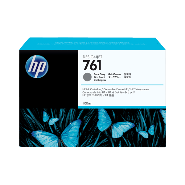 Genuine HP 761 CM996A Dark Grey Ink Cartridge