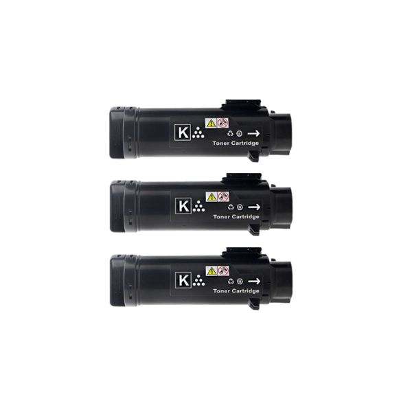 Compatible Fuji Xerox CT202610 Black Toner 3 PACK