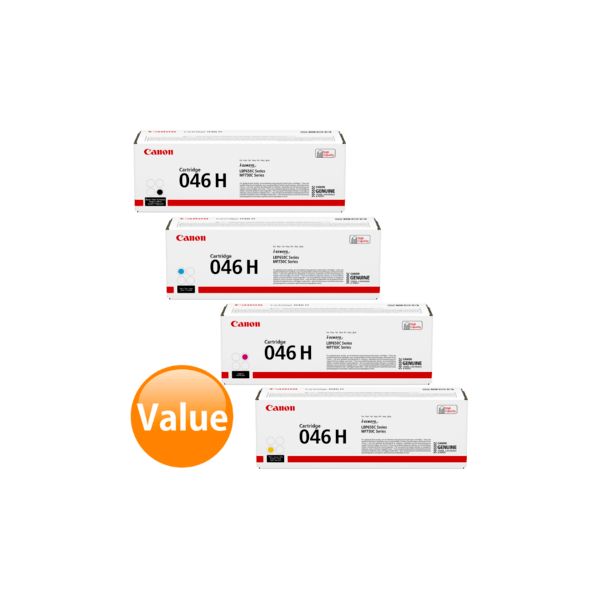 Genuine Canon 046H High Yield Toner Cartridge Value Pack