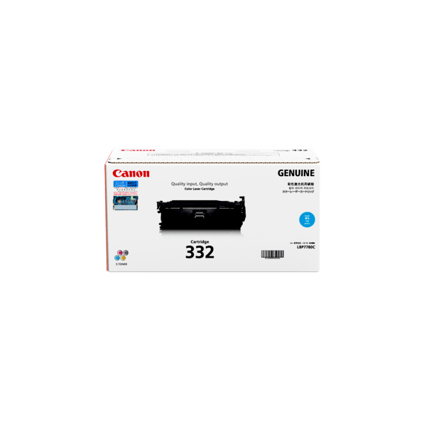 Genuine Canon 332 Cyan Toner