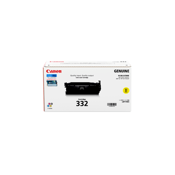 Genuine Canon 332 Yellow Toner