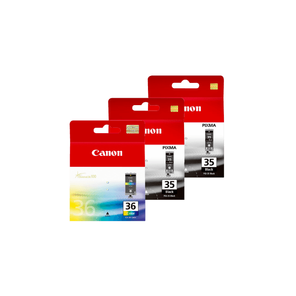 Genuine Canon PGI-35BK CLI-36C Ink Value Pack PLUS EXTRA BLACK