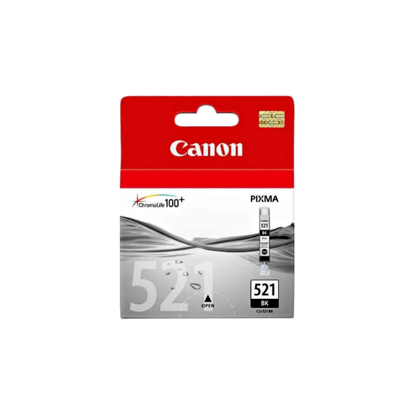 Genuine Canon CLI-521 Black Ink Cartridge