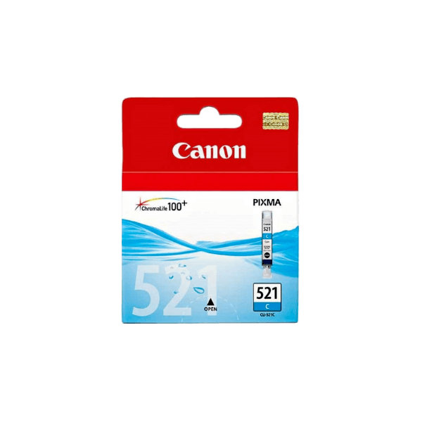 Genuine Canon CLI-521 Cyan Ink Cartridge