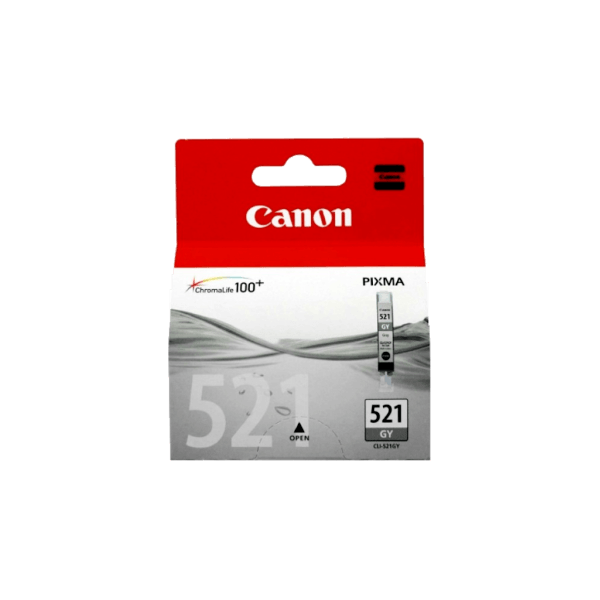 Genuine Canon CLI-521 Grey Ink Cartridge