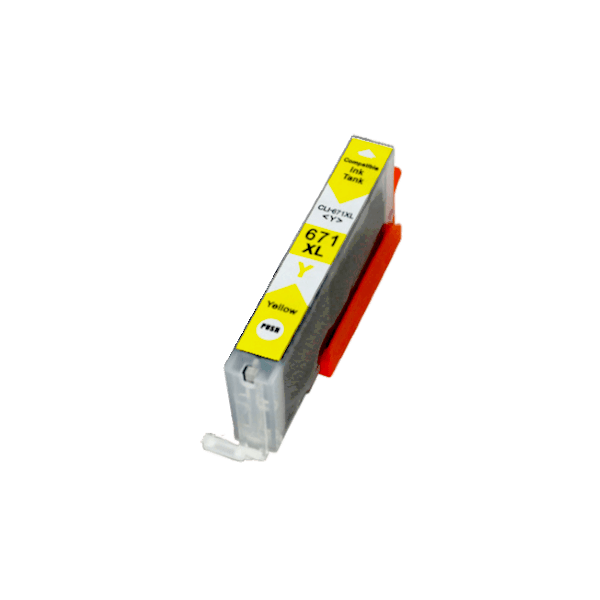 Compatible Canon CLI-671XL Yellow Ink High Yield