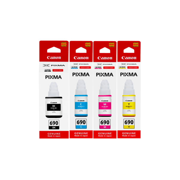 Genuine Canon Pixma GI690 Ink Bottle Value Pack