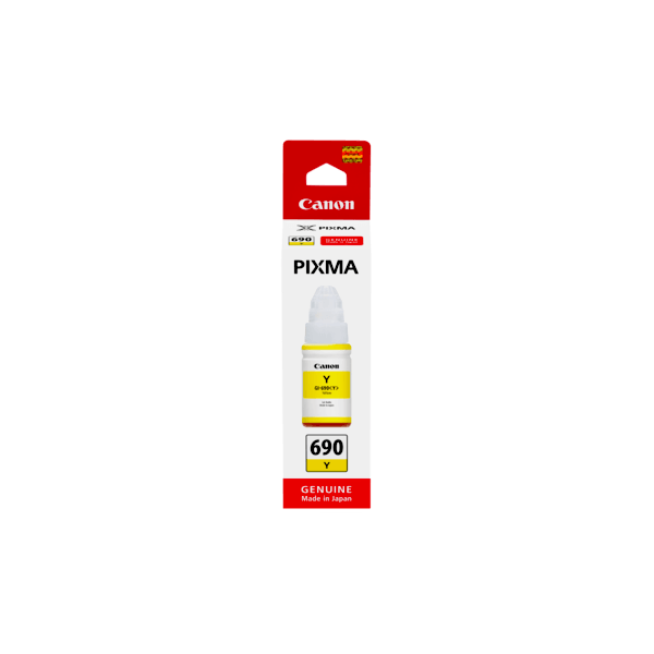 Genuine Canon Pixma Yellow Ink Bottle GI690Y