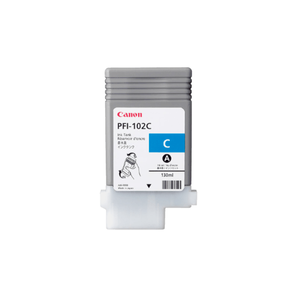 Genuine Canon PFI-102C Cyan Ink Cartridge