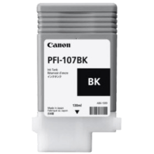 Genuine Canon PFI-107BK Black Ink Cartridge