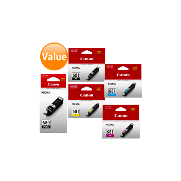 Genuine Canon PGI-680 CLI681 Ink Value Pack