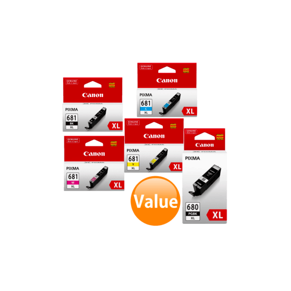 Genuine Canon PGI-680XL CLI681XL Ink Value Pack High Yield