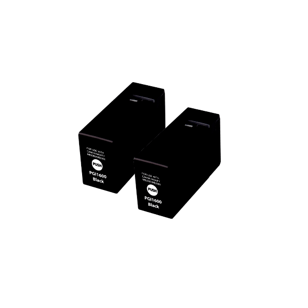 Compatible Canon PGI-1600XLBK Black Ink High Yield 2 PACK